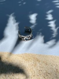 Moon & Stars Earcuff Sterling Silver