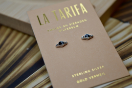 Saturn Earstuds Sterling Silver