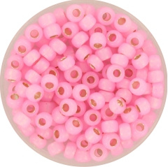 Miyuki Rocailles 4 mm siverlined Light Pink 643