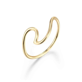 Wave Ring Gold Vermeil