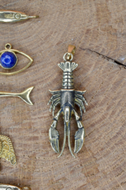Vintage Kreeft Hanger - Brass