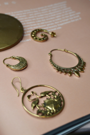 Maya Gypsy Hoops Brass