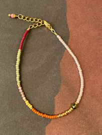 Beaded Bracelet Natural / Armband