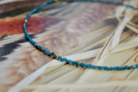 Neo Apatite Beaded Gold Vermeil Necklace