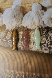 Edelsteen Vis Hanger