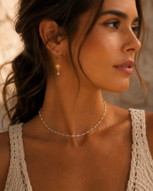 Moonstone Harmonic Necklace - Gold Vermeil