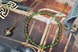 Peridot Mineral Bracelet