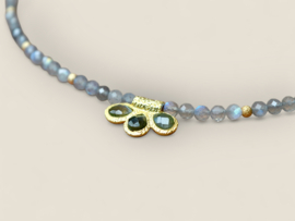 Siena Rumi Labradorite Necklace Gold Plated