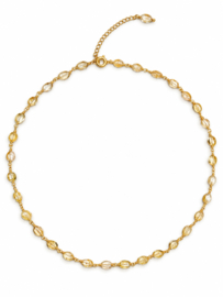 Citrien Sarita Ketting - Gold Plated