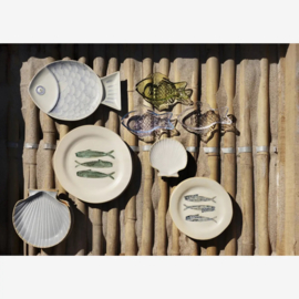 Glass Fish Tray Blue / Madam Stoltz