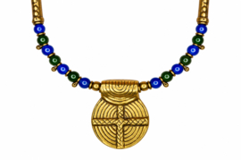 Jaipur Talisman Ketting - Brass
