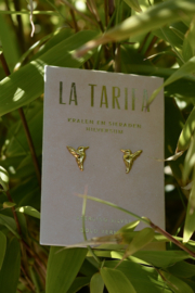 Hummingbird Studs Gold Vermeil Oorstekers