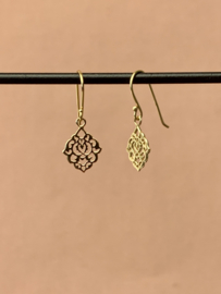 Filigree Boho Earrings Gold Vermeil
