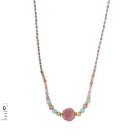 Flower Cord Necklace
