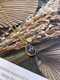 Labradorite Drop Necklace Gold Vermeil / Muja Juma