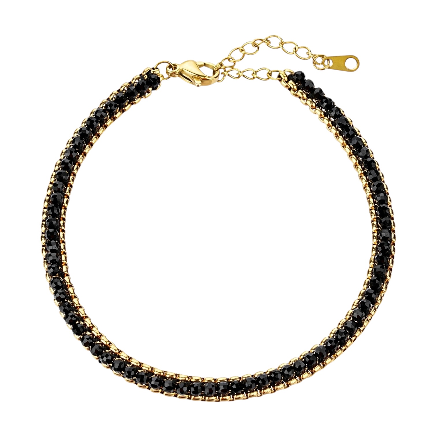 Black Onyx Tennis Bracelet