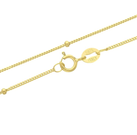 Ball Necklace Gold Vermeil 50 cm