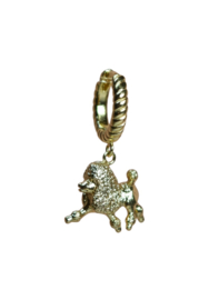 Le Caniche Single Hoop - Gold Plated