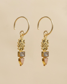 Komi Labradorite Gold Vermeil Earrings / Muja Juma