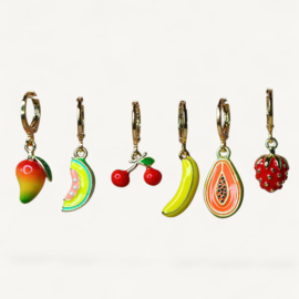 Fruit Vibes Oorbel - Gold Plated