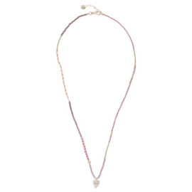 Adventurous Rose Quartz Necklace / Ketting/Armband