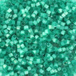 Miyuki Delica 2 mm Satin Dyed Aqua Green 1813