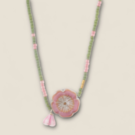 Beaded Flower Necklace