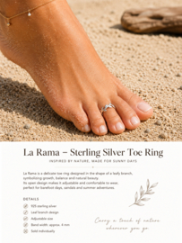 La Rama Teen Ring - Sterling Zilver