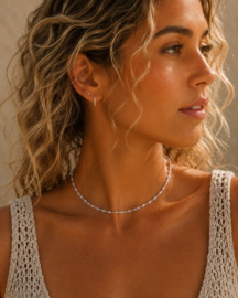 Moonstone Harmonic Necklace - Sterling Silver