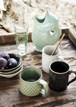 Stoneware Vase Light Green / Madam Stoltz