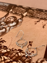 Sterling Silver Boho Dots Earrings