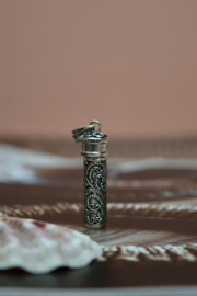 Bali Secret Prayer Box Hanger- Sterling Zilver