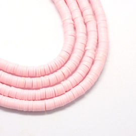 Polymeer Schijfjes 4 mm Roze