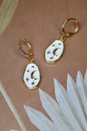 Night Sky Single Earring Gold Plated
