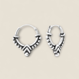 Bali Hoops Sterling Silver