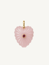 Edelsteen met Zirkonia Hart Hanger