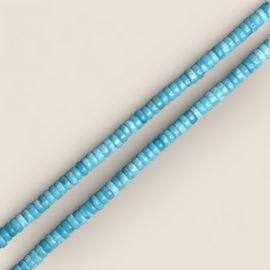 Synth. Larimar Disk 4.5 x 2 mm Kralen