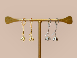 Tulip Single Earring Gold Plated