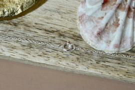 Whale’s Tail Ketting - Sterling Zilver