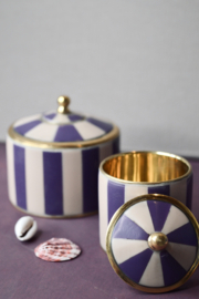Purple Striped Treasure Box Small