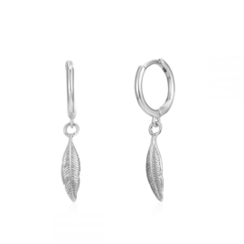 Feather Earrings Sterling Silver Oorbellen