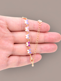 Butterfly Charm Bracelet Purple