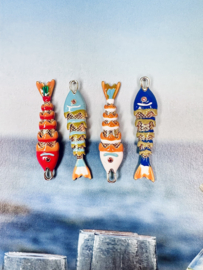 Tropische Vis Bedel - Gold Plated