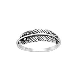 Feather Ring Sterling Silver