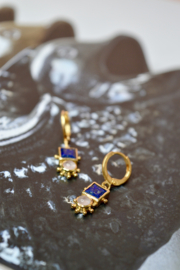 Celestial Nightfall Oorbellen - Gold Plated