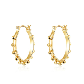 Ball Hoops Gold Vermeil