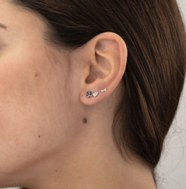 Rose Studs Sterling Silver
