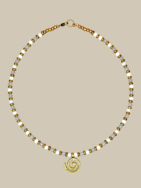 Vanuatu Spiral Ketting - Brass