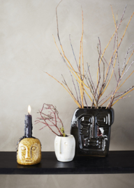 Flower Pot W/ Face White / Madam Stoltz