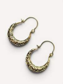 Bohemian Hoops Oorbellen - Brass Goud